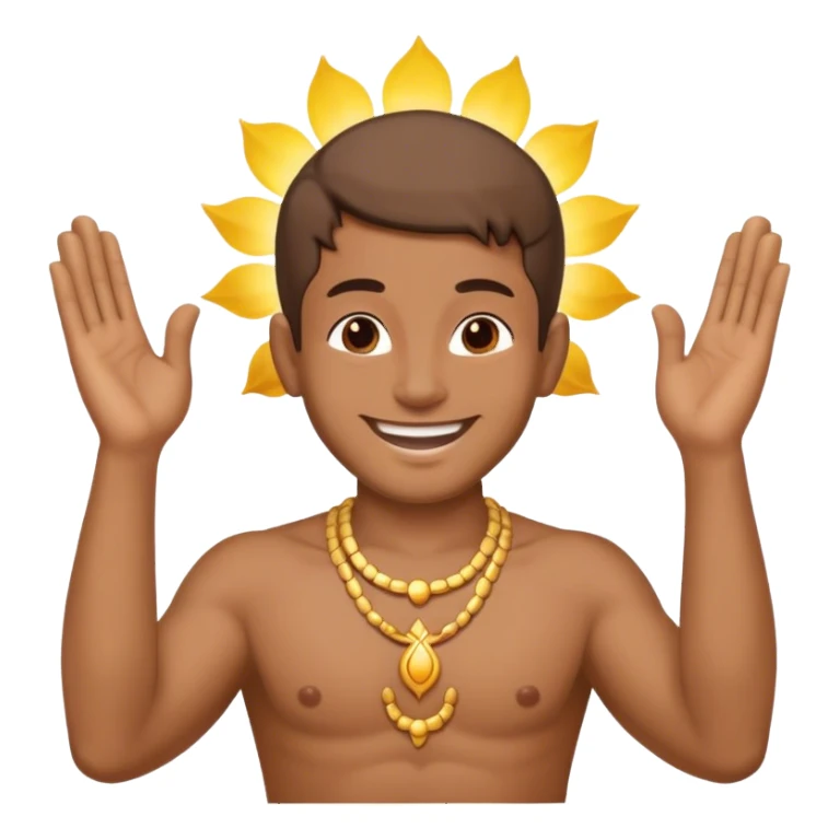 Man having an idea so amazing he reaches nirvana sticker