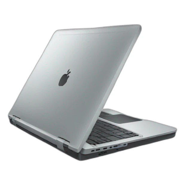 Laptop on the side sticker