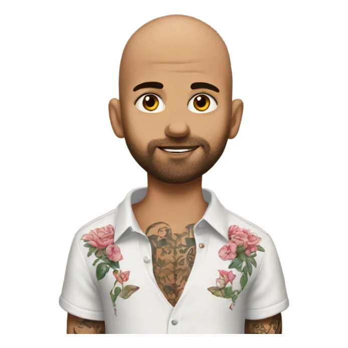 Andrew Tate with neck tattoos  sticker