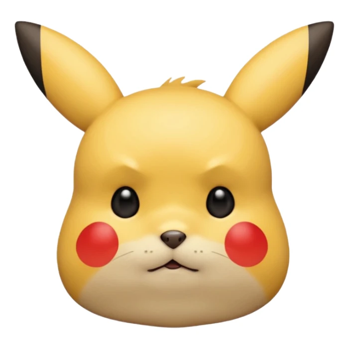 Un Pikachu qui et triste  sticker