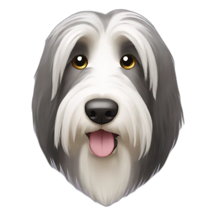Bearded collie sticker