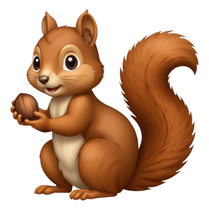 squirrel with a lot of work sticker