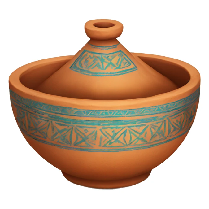 One Morrocan clay tajine sticker