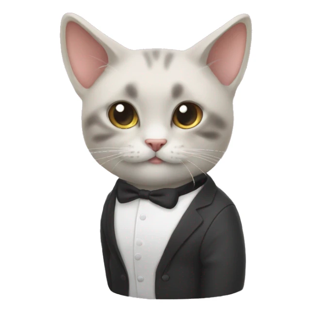 커피 마시는 피곤한 고양이 sticker