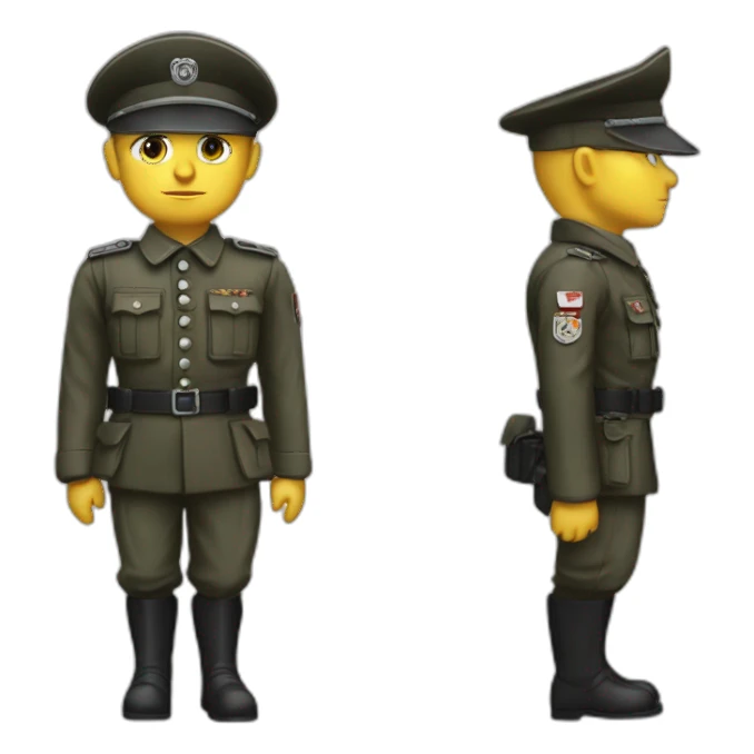 gestapo reich soldier sticker