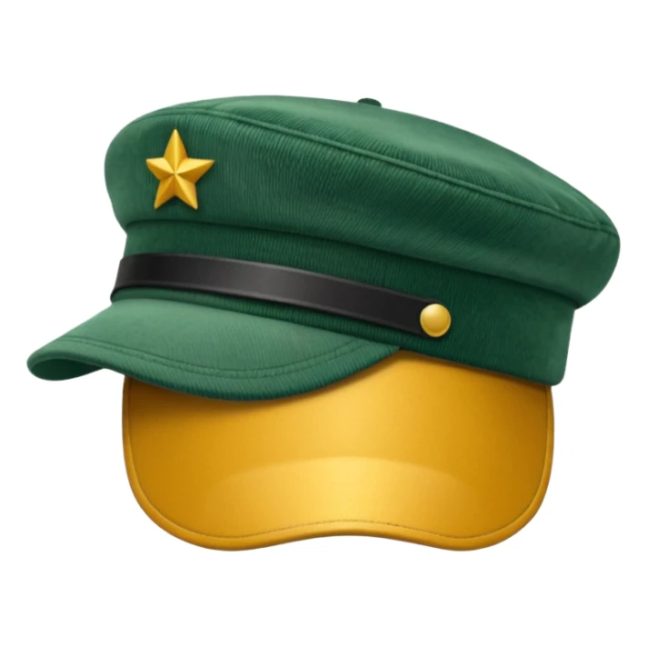 Corduroy cadet hat sticker