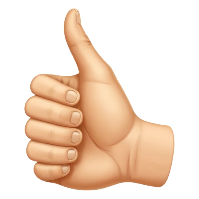 Daumen nach rechts sticker