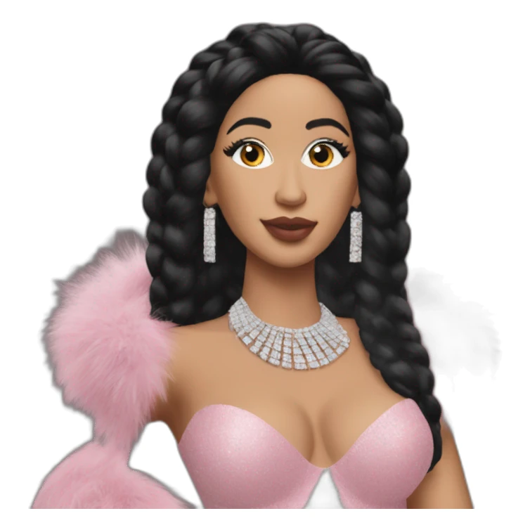 Cardi B met gala sticker
