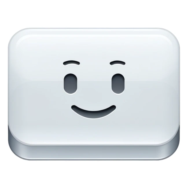 Wide rectangular blank button sticker