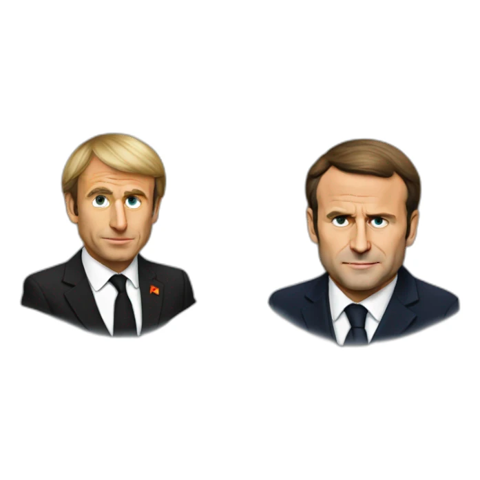 Emmanuel-macron-communist sticker