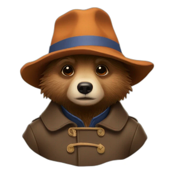 spooky paddington bear sticker