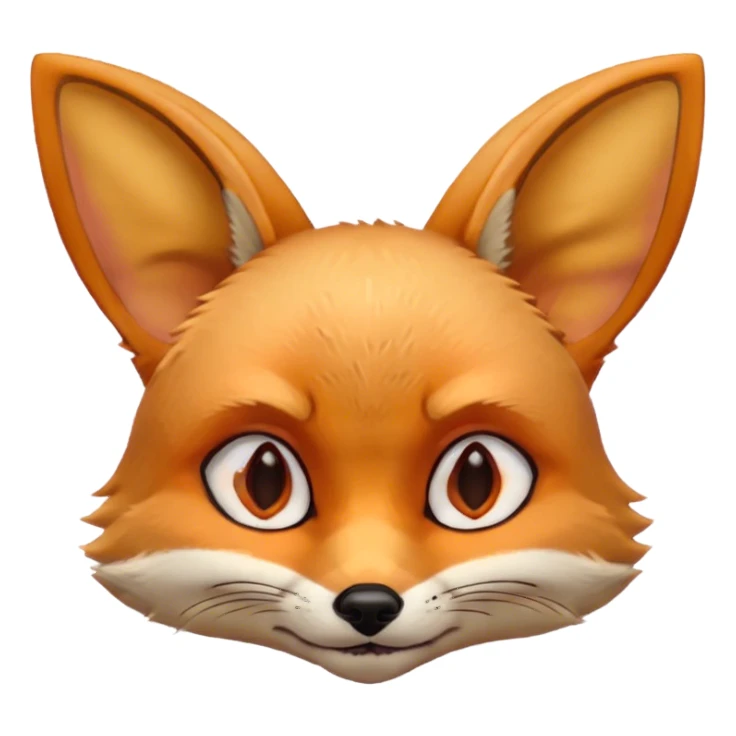 mad fennec fox sticker