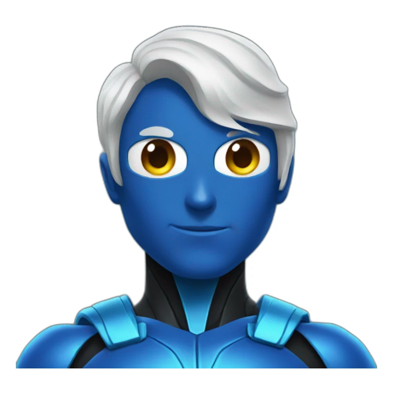 Blue beetle sticker