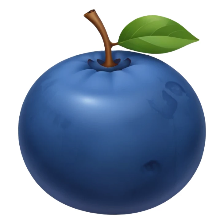 Blueberry faceless sticker