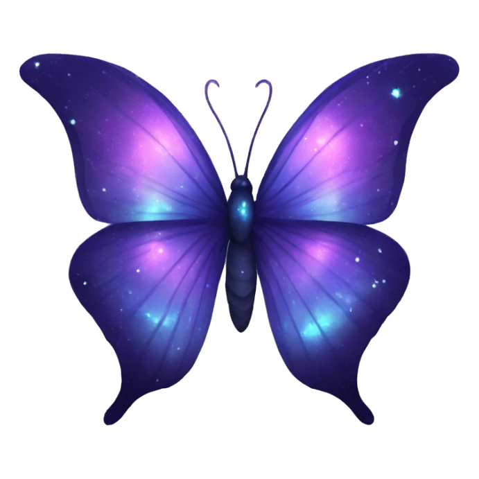 Nebula Crystal Butterfly sticker