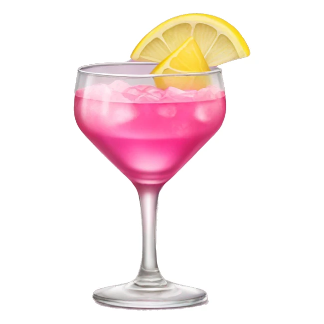 pink alcoholic cocktail
 sticker