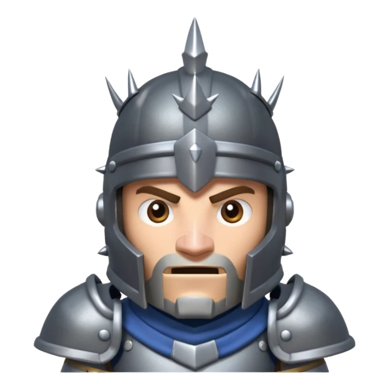 The Mega Knight From Clash Royale sticker