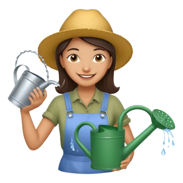 woman gardener  sticker