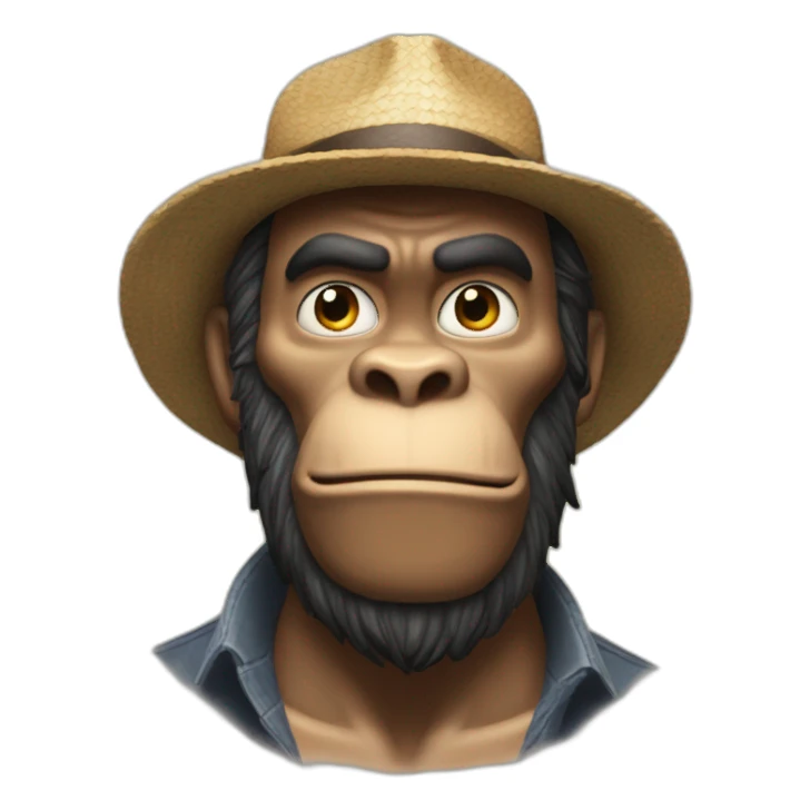 Domingo Kong sorprendido sticker