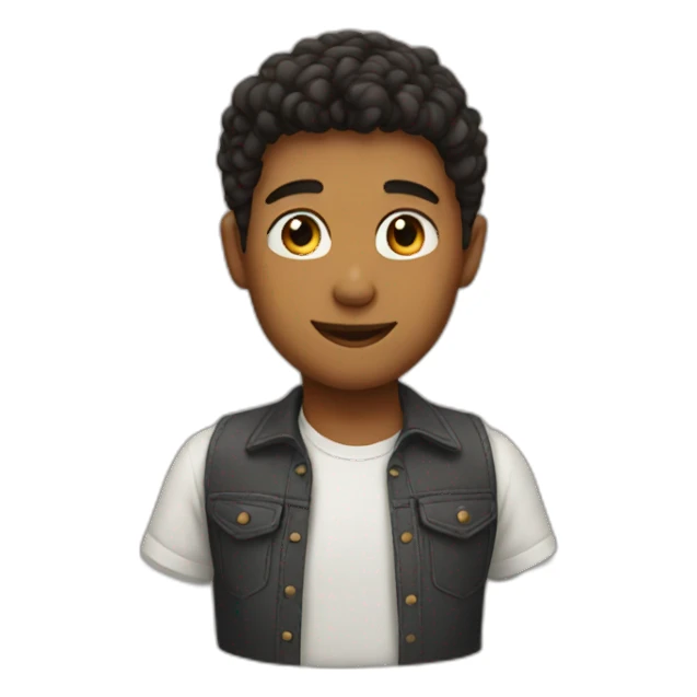 Boy handsome sticker