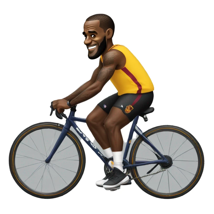 Lebron James cycling sticker