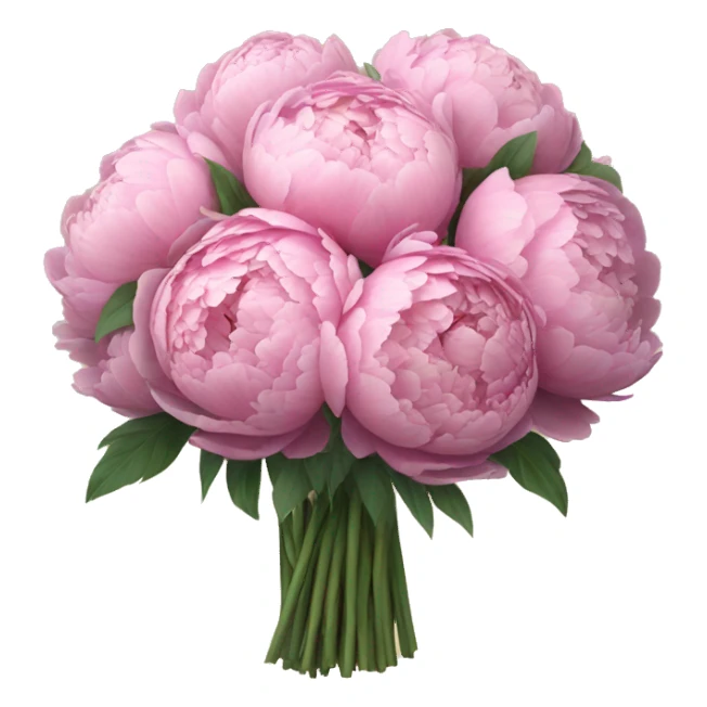 Big impressive peony bouquet  sticker