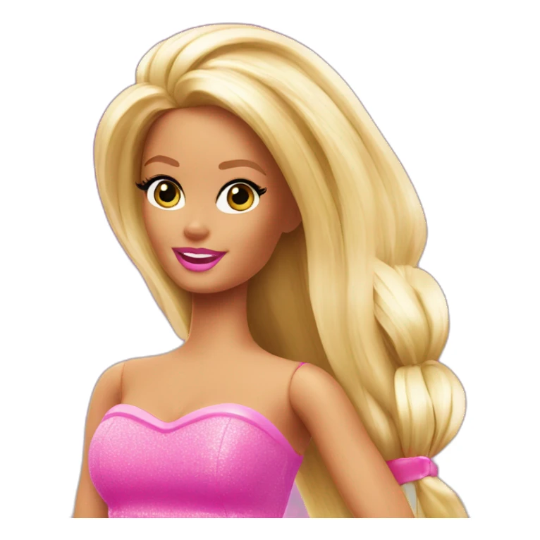 Barbie at jakuzzi sticker