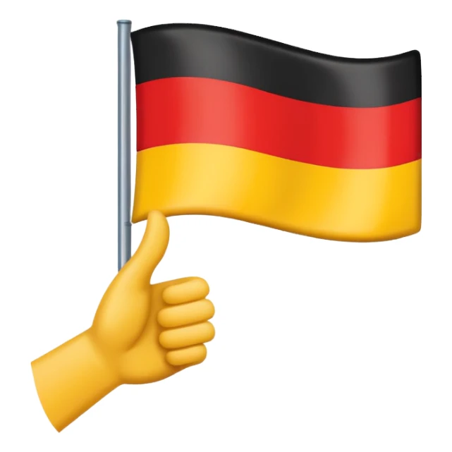 German flag sticker