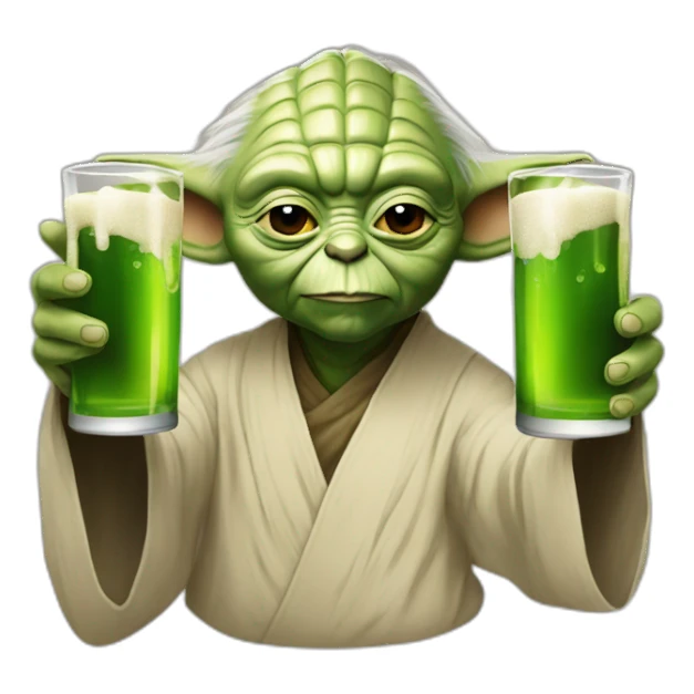 Yoda-drink-beer sticker