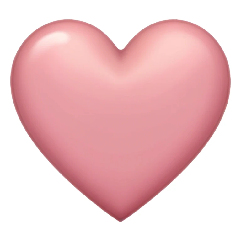 Brownish pink heart sticker