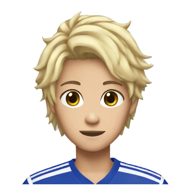 Anime soccer Chelsea sticker