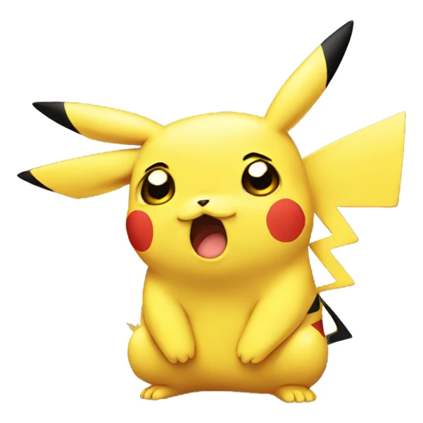 crying pikachu sticker