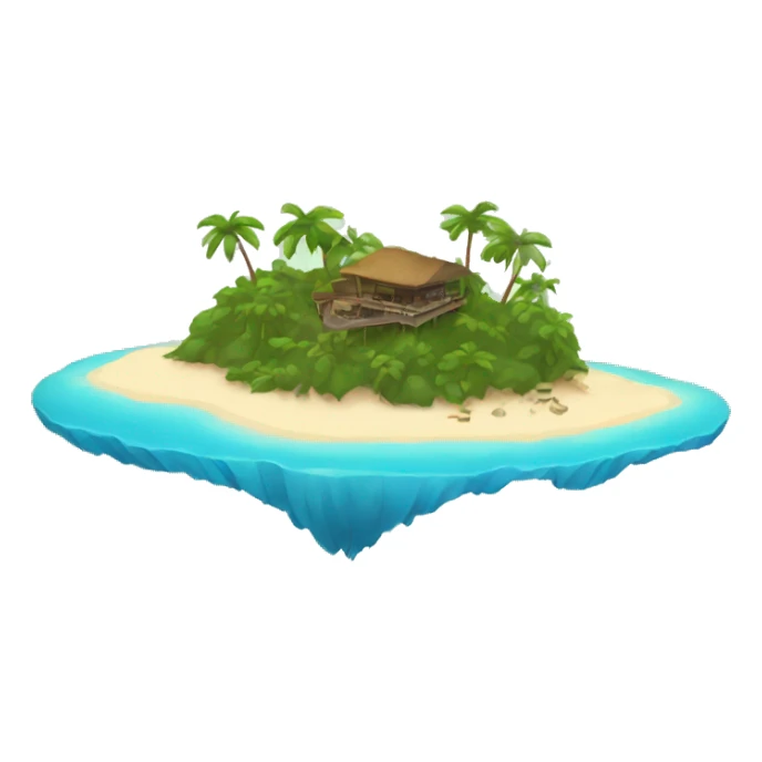 Private island  sticker