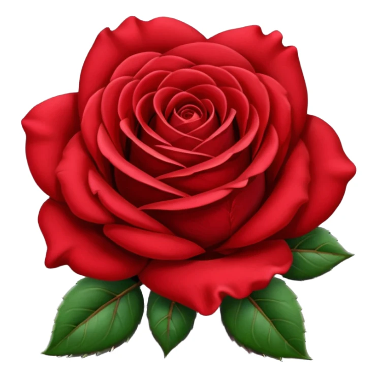 Dark red rose sticker