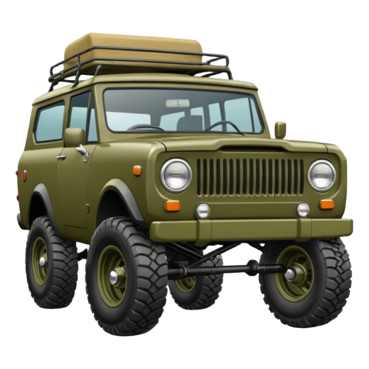 International scout vehicle sticker