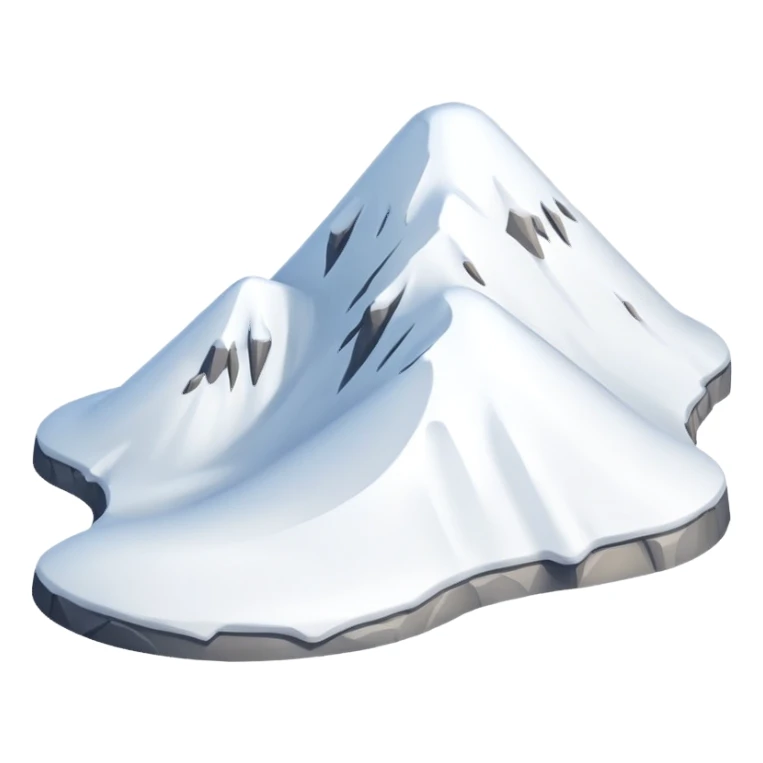 snow slope sticker