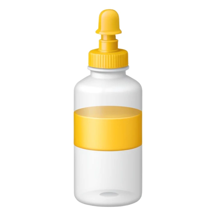 Glue bottle sticker