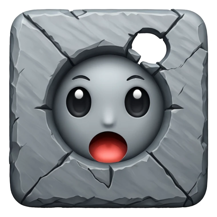 Ortası delik yamuk kare sticker