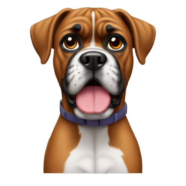  boxer dog full body sticker