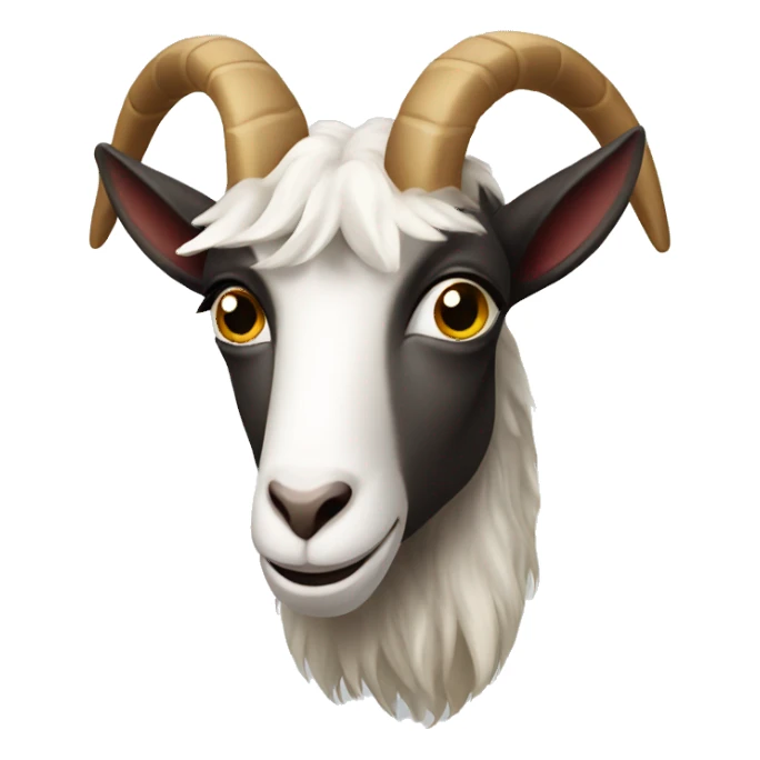 christmas goat sticker