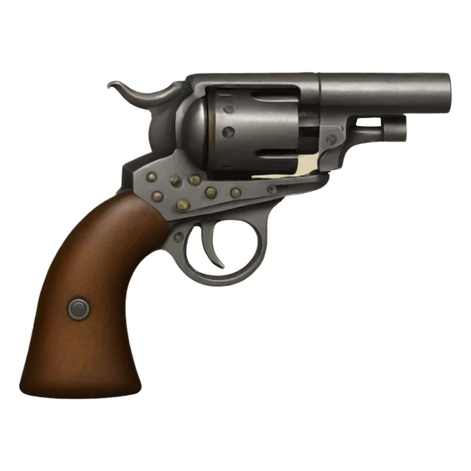 victorian revolver sticker