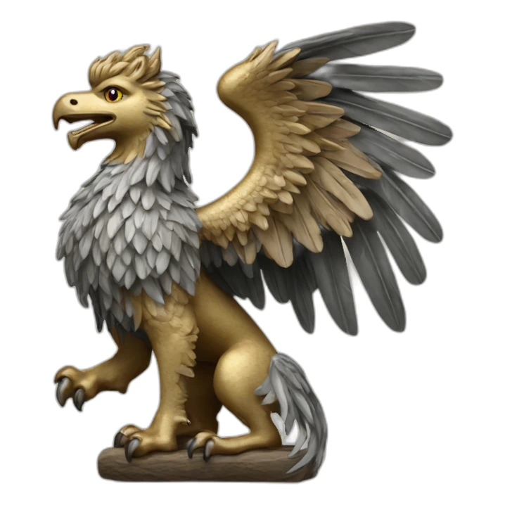 Bavarian gothic Griffin standard sticker