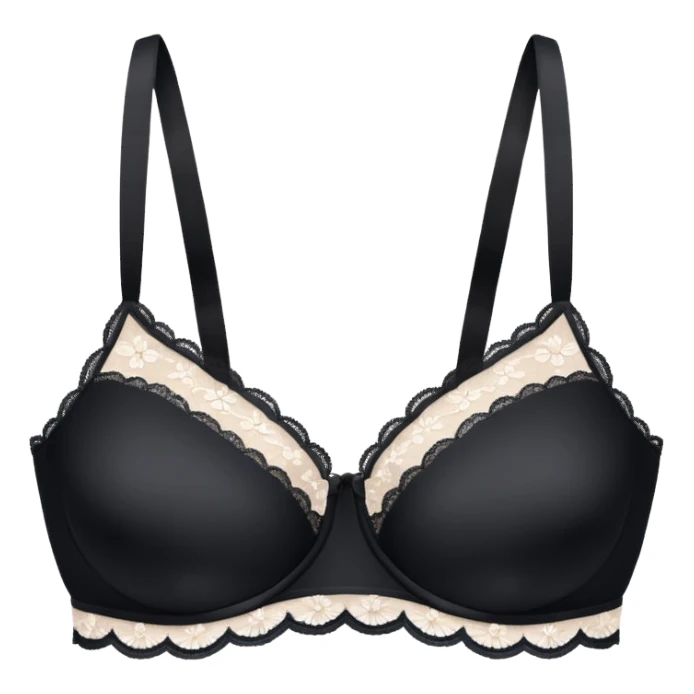 WHite cotton brassiare sticker