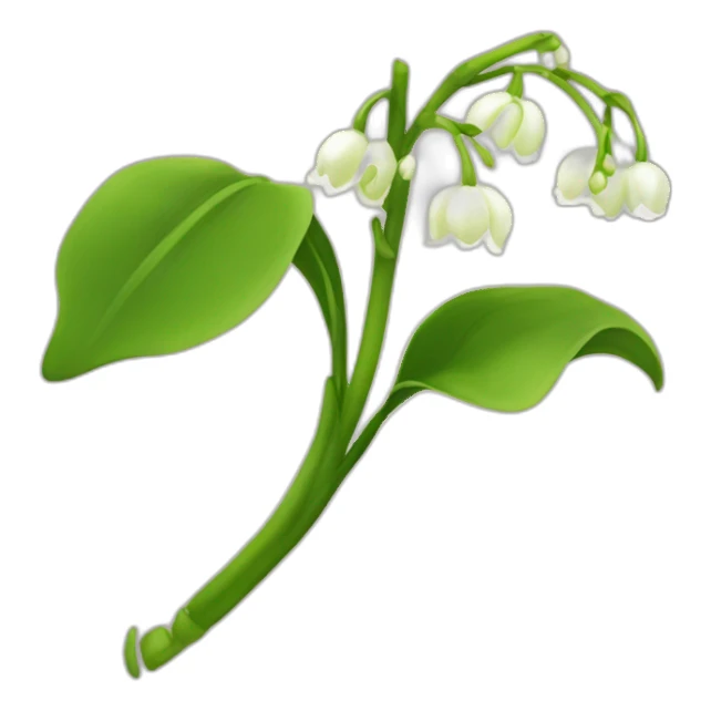Lilly of the valley sticker