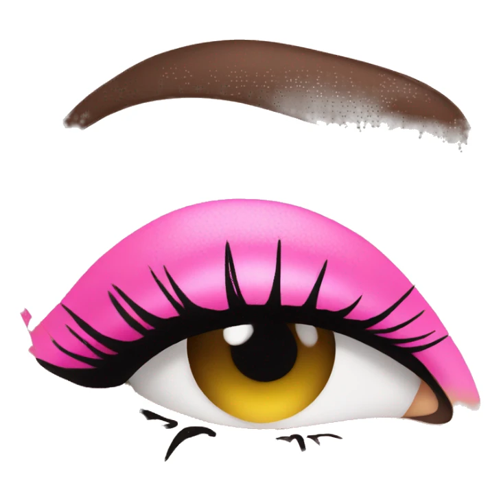 pink eyeliner product  sticker