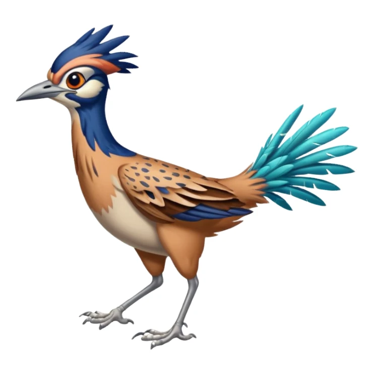 roadrunner colorful appears to be running sticker