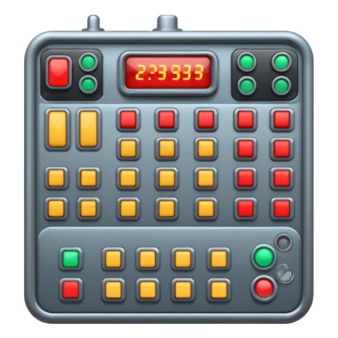 Control Panel of a big space ship sticker