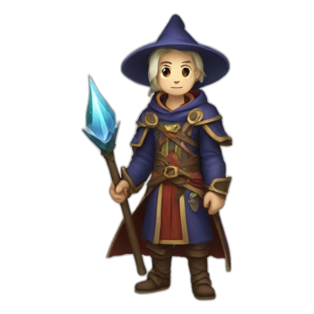 RPG mage sticker