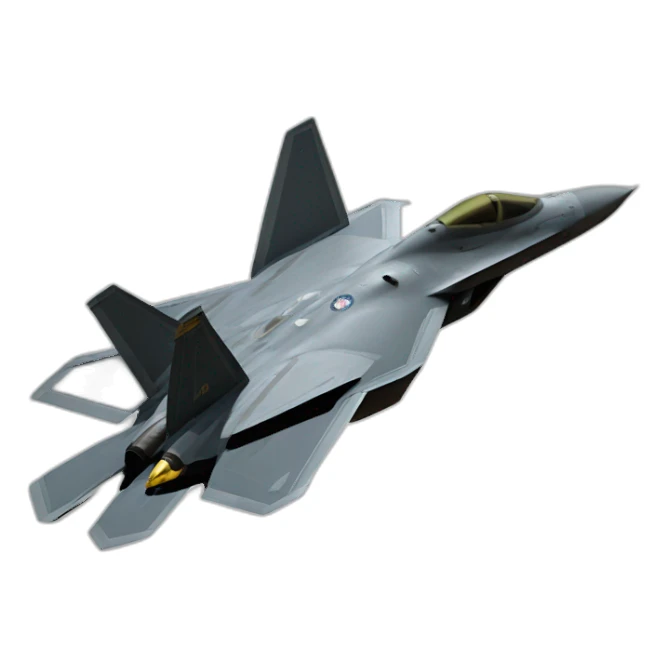 F-22 raptor rear view sticker