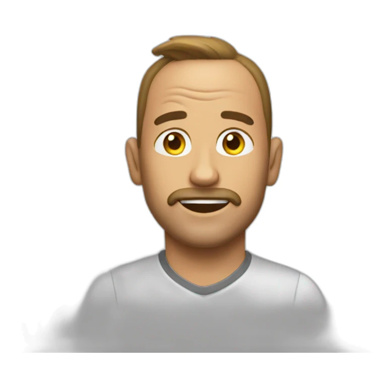 Emoji con dedo en la nariz sticker